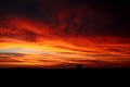 Burning sky